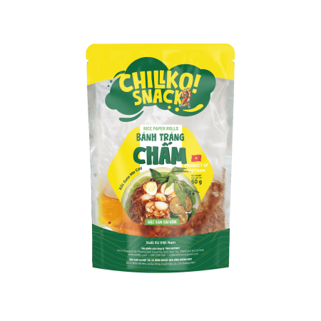 Bánh tráng chấm Xốt Sate + Xốt tắc