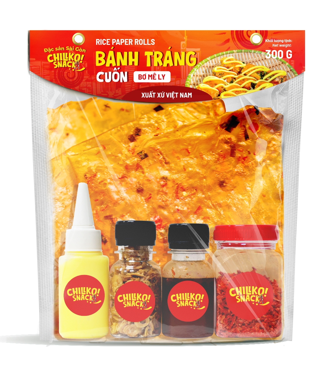 Set Bánh tráng cuốn Bơ Mê Ly