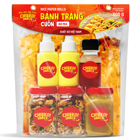 Set Bánh tráng cuốn Bơ Mix