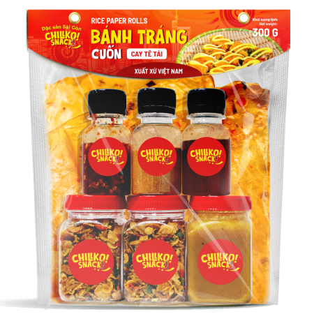 Set Bánh tráng cuốn Cay Tê Tái