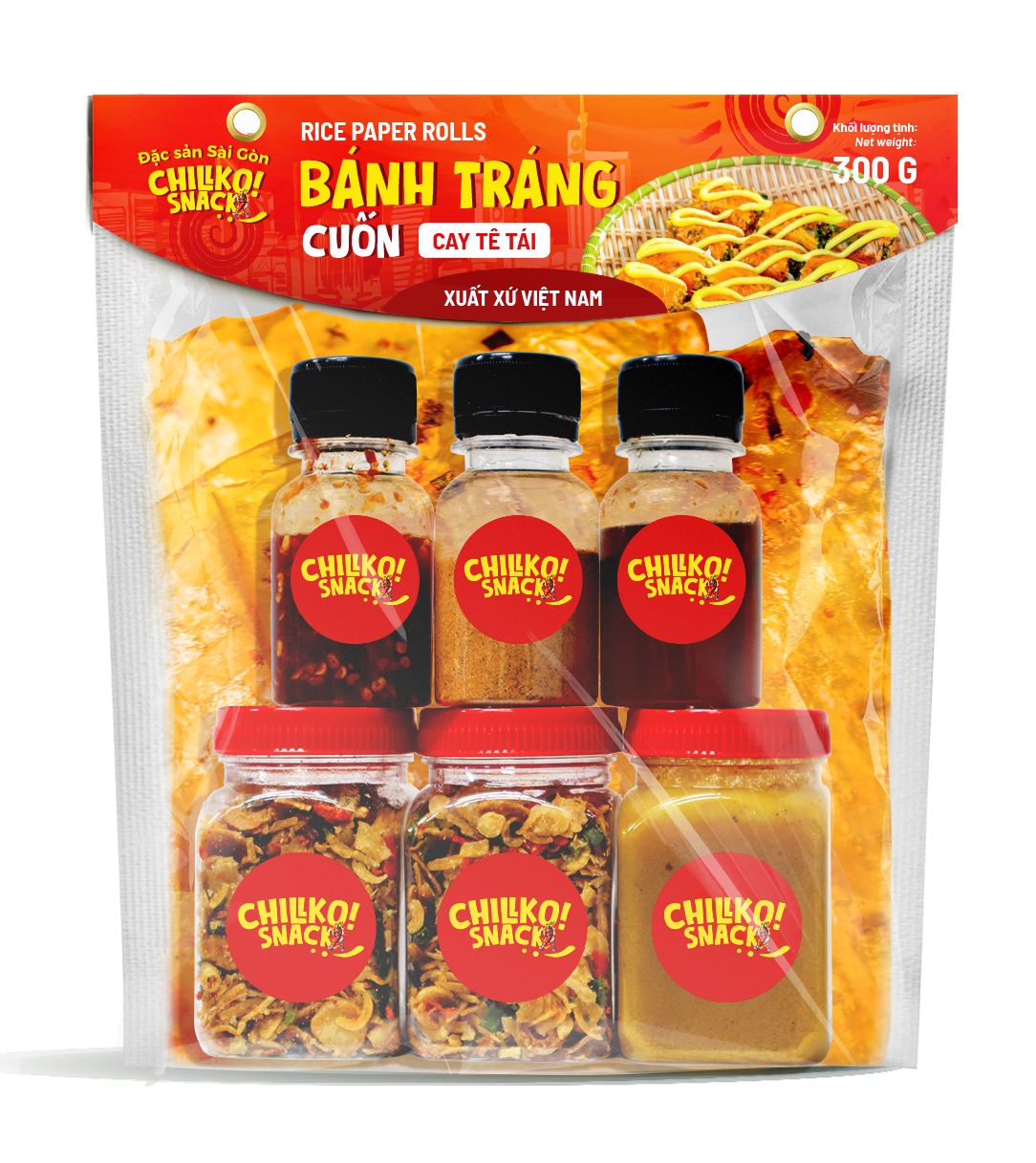 Set Bánh tráng cuốn Cay Tê Tái