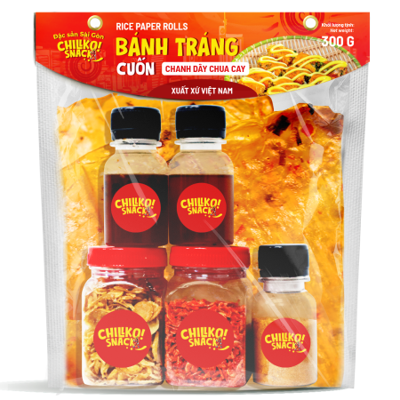 Set Bánh tráng cuốn Chanh Dây Chua Cay