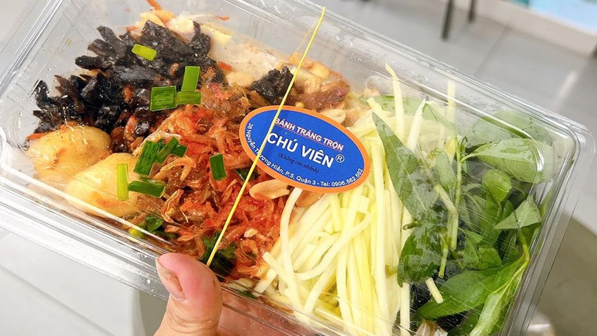 bánh tráng trộn