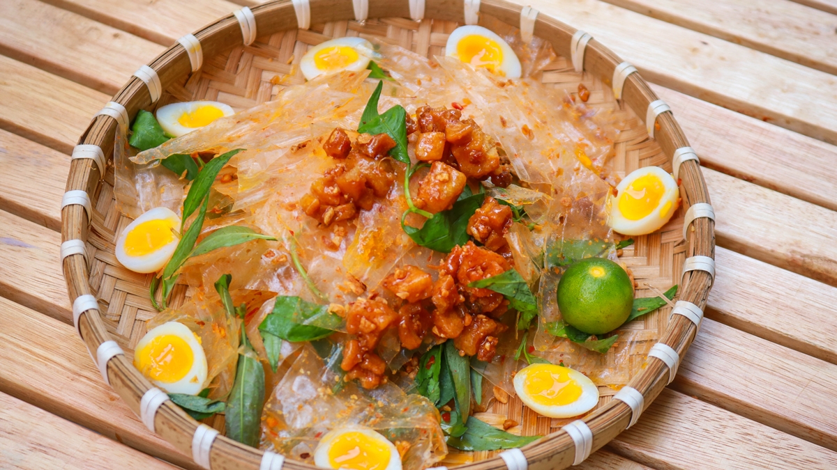 bánh tráng trộn
