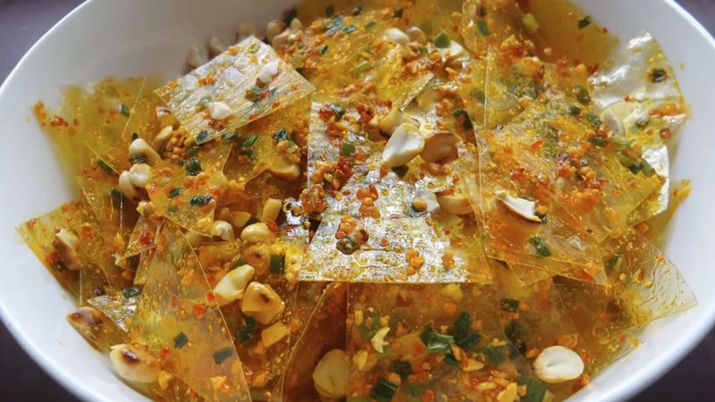 bánh tráng trộn