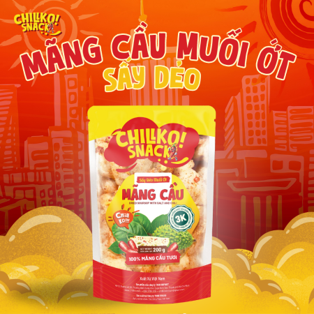 MÃNG CẦU SẤY DẺO MUỐI ỚT – CHILLKO