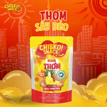 THƠM SẤY DẺO KHÔNG ĐƯỜNG – CHILLKO