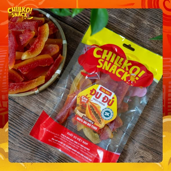Đu đủ sấy dẻo CHILLKO